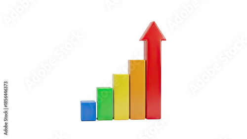 Growth Chart with Red Arrow on transparent background Free Download Growth Chart with Red Arrow on transparent background - GFXLoad