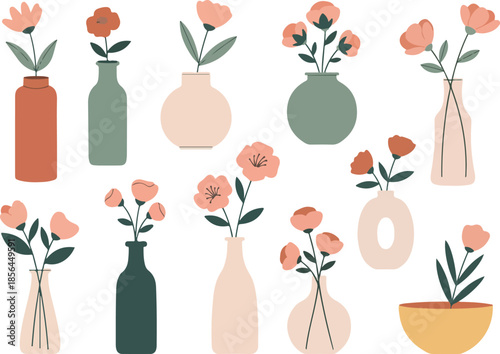 Minimalist Floral Vases A Collection of Simple Flower Arrangements