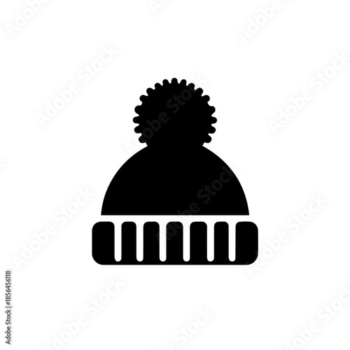 Winter Cap Vector – Cozy Woolen Beanie Hat Illustration