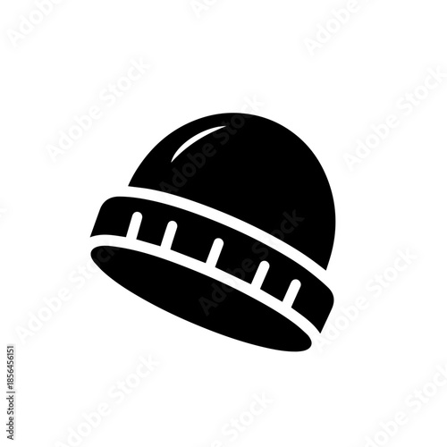 Winter Cap Vector – Trendy Cozy Knit Beanie Illustration