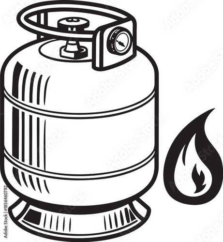 gas can vector illustration