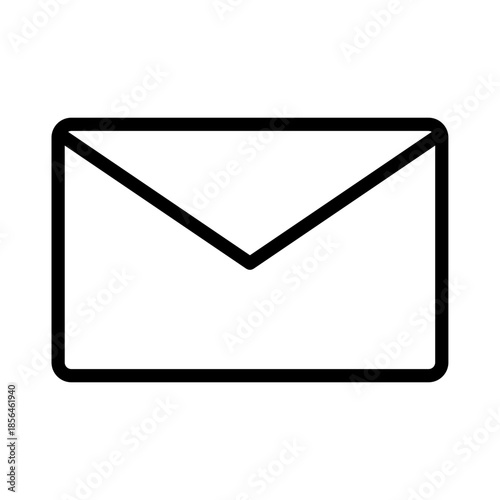 gmail vector icon with line style