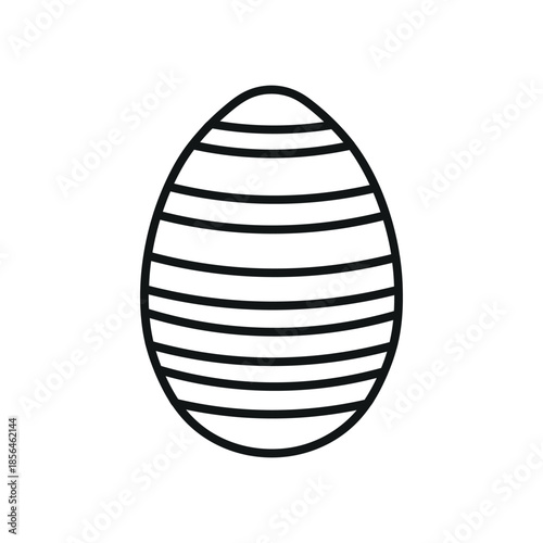 Hand Drawn Easter Egg Doodle