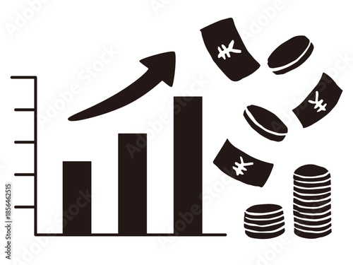 Cost Increase and Rising Expenses Vector Illustration | Inflation, Budget Overrun, Price Hike Concept