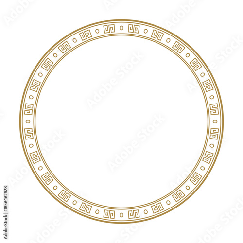 Lunar New Year Circle Frame