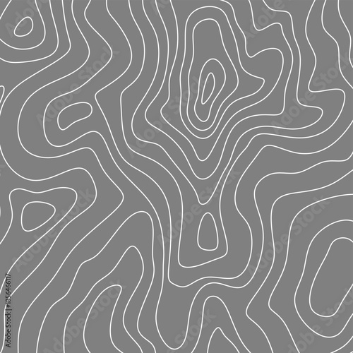 Contour Wave Texture. Abstract Topographic Line Map Background. Ideal for technology projects, data visualization, presentations, posters, wallpapers, geographic themes