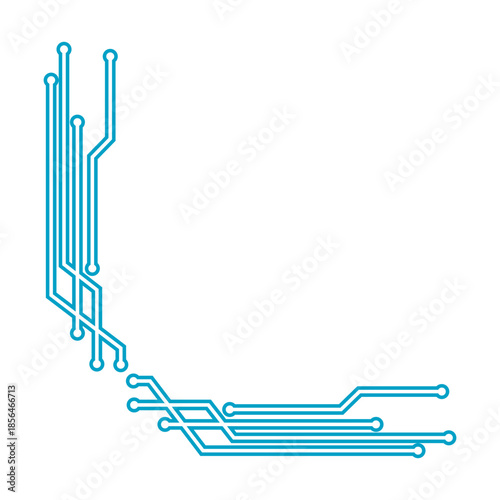 Neon Cyber Technology Corner
