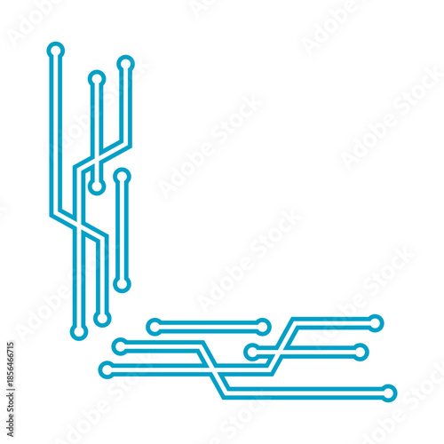 Neon Cyber Technology Corner