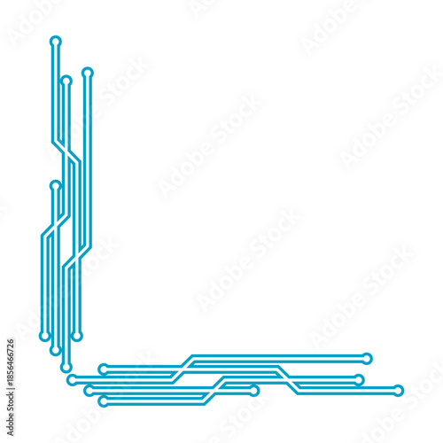 Neon Cyber Technology Corner