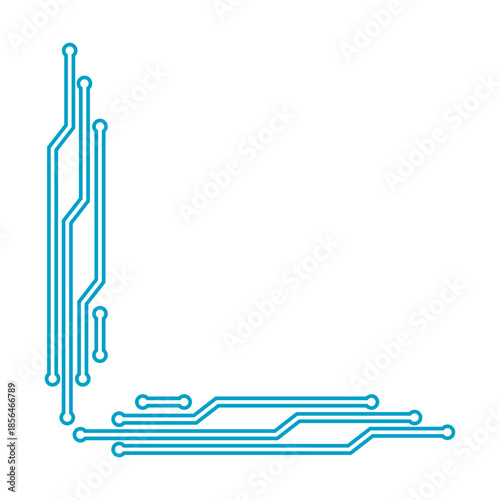 Neon Cyber Technology Corner