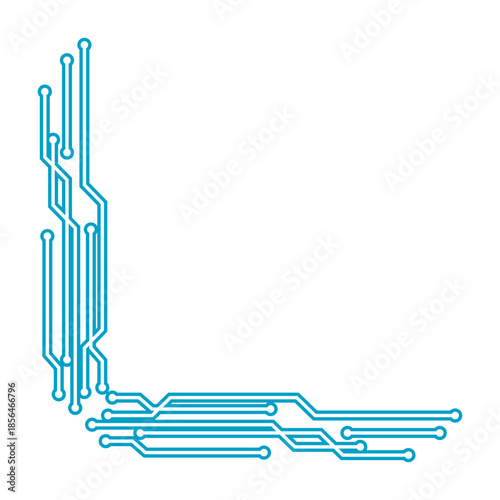 Neon Cyber Technology Corner