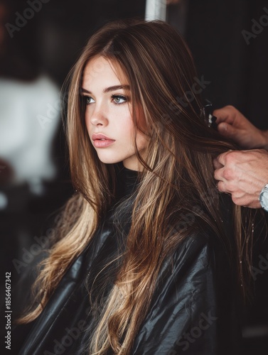 young beautiful woman at the hairdresser salon no logos no brands ar 34