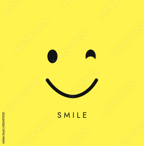 Smile Vector Template Design Illustration