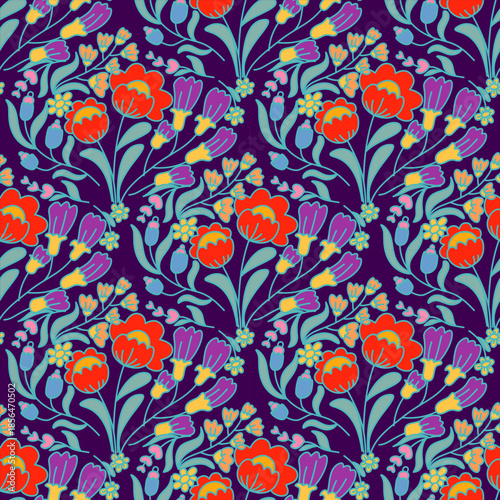 pattern, seamless, quatrefoil, tulip, flower, floral, geometric, moorish, arabesque, minimalist, modern, wallpaper, background, texture, grey, white, pastel, vector, illustration, design, decorative, 