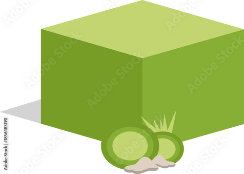 3D Isometric City Traffic and Street Element