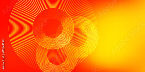 Modern shining abstract geometric line pattern with circle lines. Suitable for covers, banners, brochures