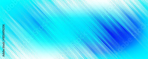 Hafttone pattern in blue tones. vector abstract gradient background
