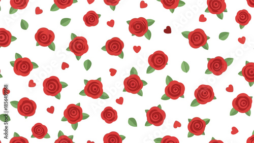Charming Rose Pattern Vector for Romantic Designs