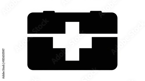 First aid kit icon illustration on a white background