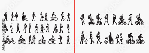 family silhouette clipart, kids daily life poses, parent child figures, family activity icons, household silhouettes set, black white family clipart, printable family figures, lifestyle family pack, p