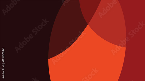 Abstract red vector background featuring an artistic woman silhouette and fashion body shape with wave patterns and heart icons for a light wallpaper design