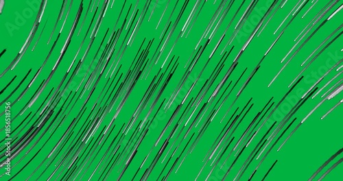 Animation of multiple white light trails lines moving in hypnotic motion