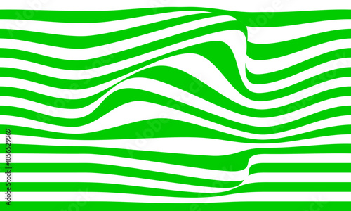 green white stripes lines wave curves funny style flag curtain graphic abstract background