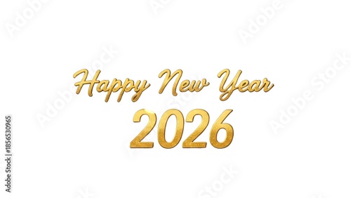 Happy New Year 2026 celebration graphic