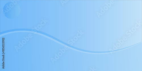 Blue Gradient Background With Soft Waves For Modern Design, Branding, And Digital Artwork