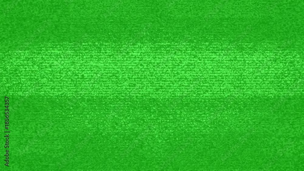 Analog TV static noise effect on green screen background Stock Video ...