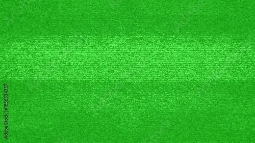 Analog TV static noise effect on green screen background