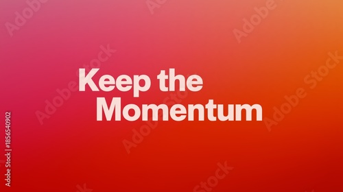 Motivational text surrounded by warm blush gradient for a positive mindset and personal growth in any setting