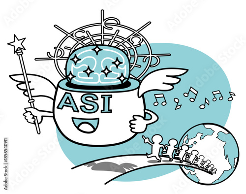 人類を率いるASI-良い方向