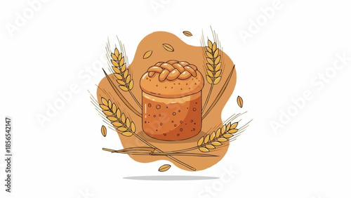 easter egg with easter eggs