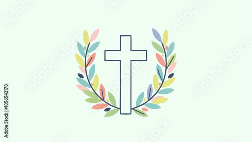 peace symbol made of colorful splashes