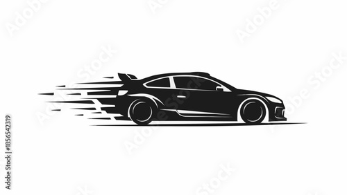car on a white background