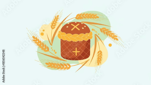 easter eggs with dessert