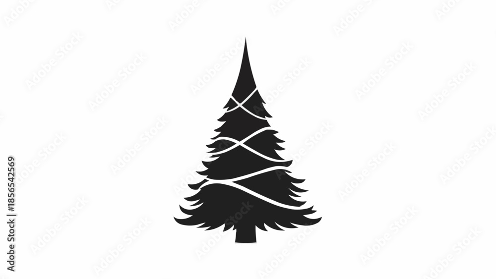 Obraz premium christmas tree vector