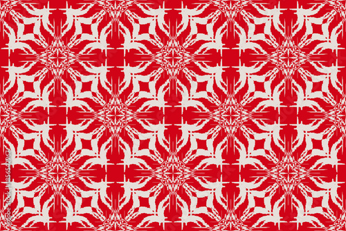 ikat Abstract Ethnic art. Seamless pattern in tribal, folk embroidery, and Mexican style. Aztec geometric art ornament print.Design for carpet, cover.wallpaper, wrapping, fabric, clothing