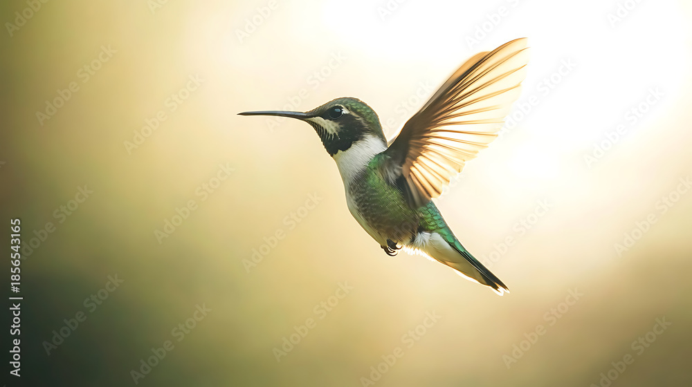 Fototapeta premium hummingbird on a branch
