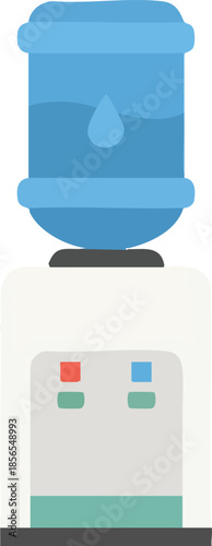 Water Cooler Bottle on Dispenser Machine.