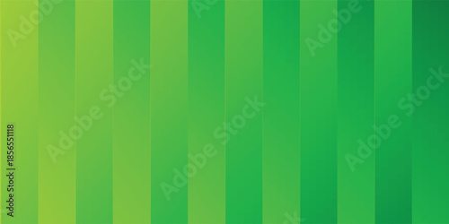Abstract Green Gradient Vertical Stripes Background.