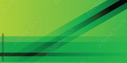 Modern geometric design featuring a green gradient background with intersecting transparent diagonal and horizontal lines.