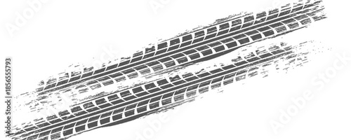 Car tread silhouette. Grunge mud splash texture Vector textured tire print. Design element.vector