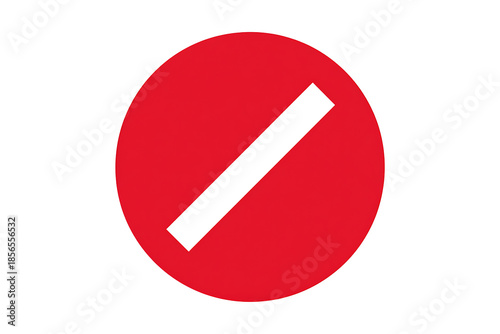 Red Prohibition Sign or No Entry Symbol, isolated on a transparent background. Free Download Red Prohibition Sign or No Entry Symbol, isolated on a transparent background. - GFXLoad