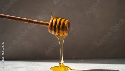 Minimal Honey Drip Food Photography