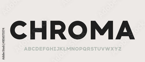 Bold font alphabet modern strong design. Bold heavy black design typeface