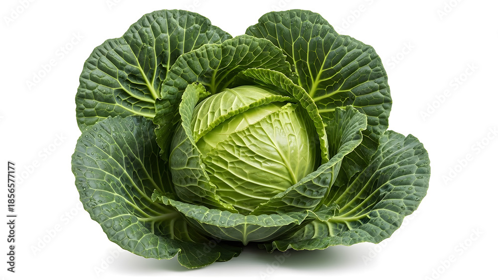 Fototapeta premium Cabbage Vegetable Illustration Isolated on White