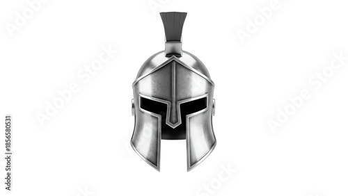 Spartan Helmet Isolated on White Background