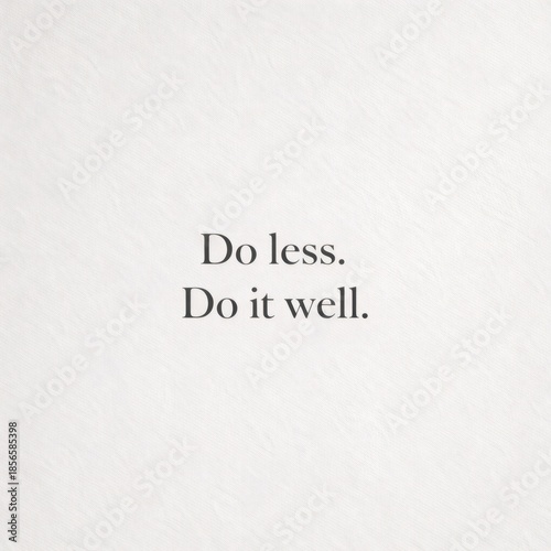 Minimalist inspirational quote typography on neutral background